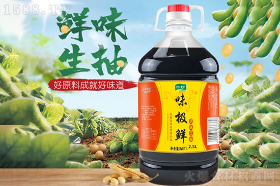 口珍味極鮮調(diào)味生抽,濃郁鮮香,味道鮮美!