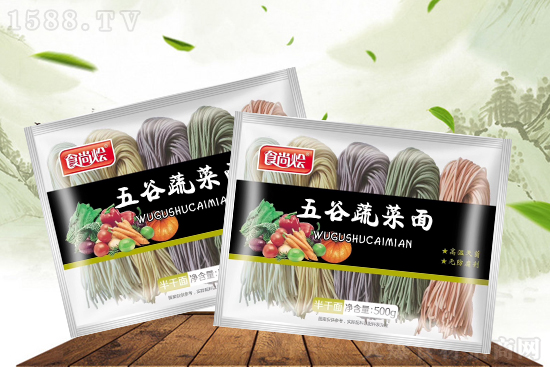 食尚燴五谷蔬菜面-半干面,色澤美觀,口感舒適,營養(yǎng)全面!