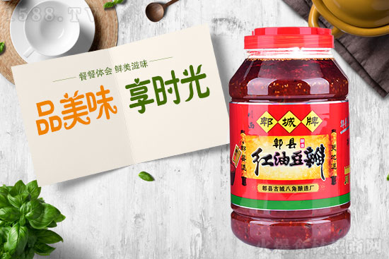 川西郫城牌釀造紅油豆瓣,有了它,做菜更美味!