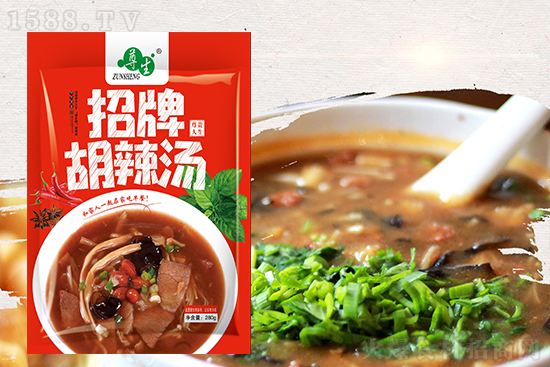 尊生招牌胡辣湯調味料,料包充足,味道醇香!