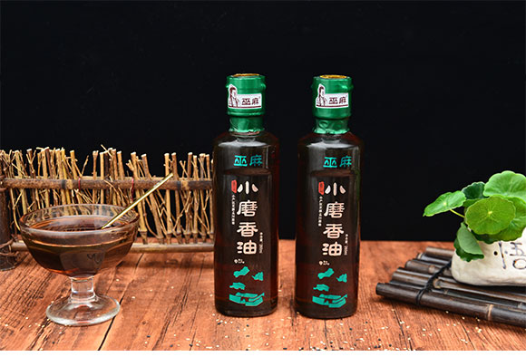 巫麻 小磨芝麻香油 260ml 調(diào)味香油